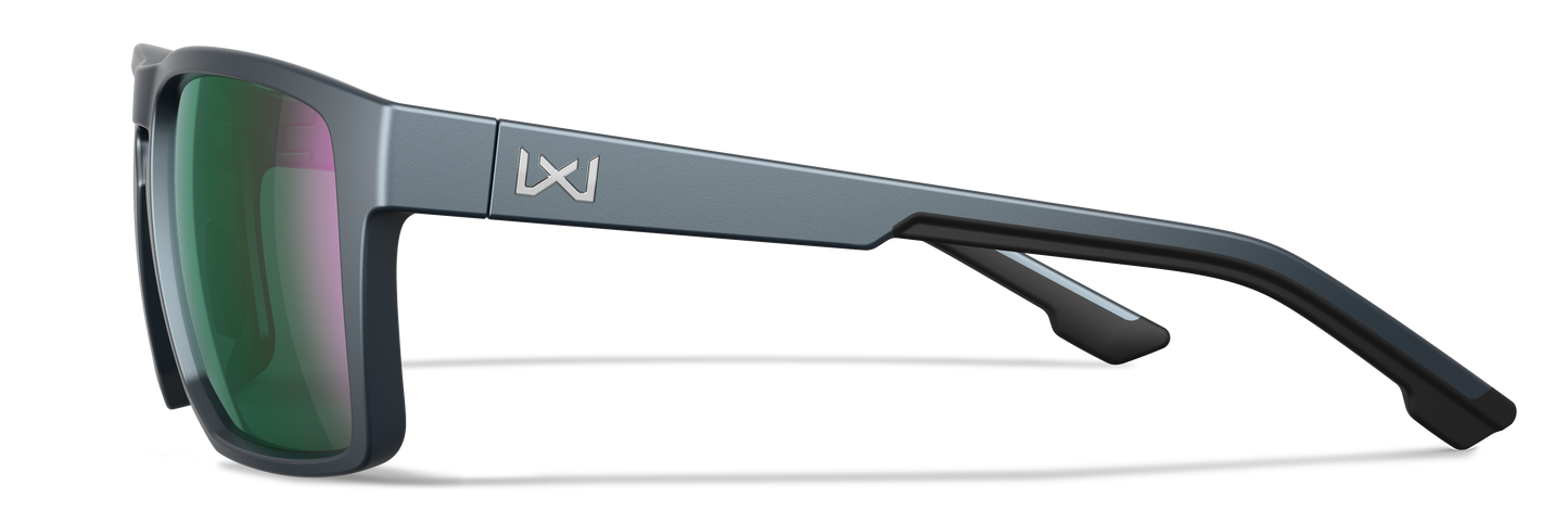 FOUNDER - GREEN MIRROR LENS/MATTE GRAPHITE FRAME - POLARIZED