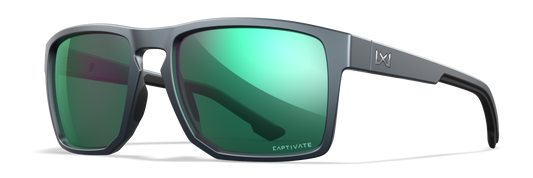 FOUNDER - GREEN MIRROR LENS/MATTE GRAPHITE FRAME - POLARIZED
