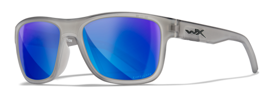 OVATION - BLUE MIRROR LENS/MATTE SLATE FRAME - POLARIZED