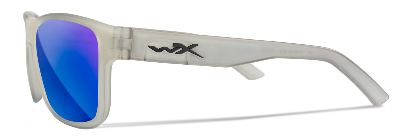 OVATION - BLUE MIRROR LENS/MATTE SLATE FRAME - POLARIZED