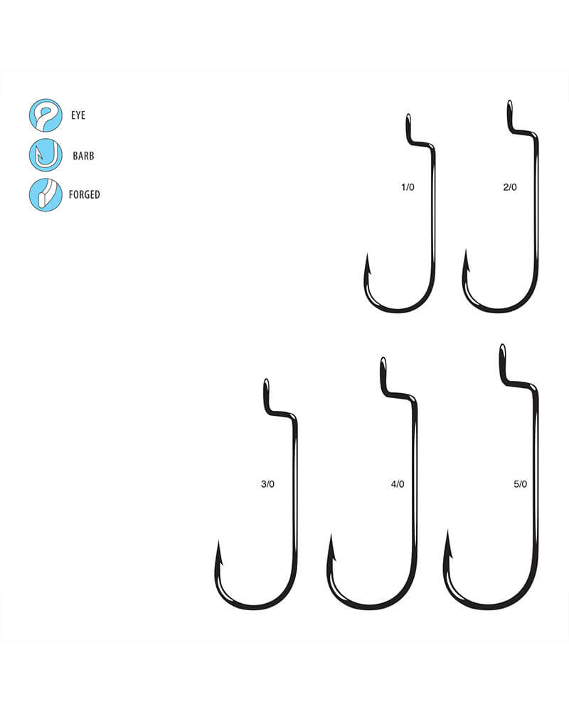 Offset Shank Worm Round Bend