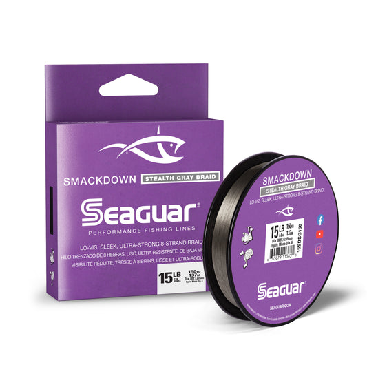 Smackdown Braid - Stealth Gray - 150yd - 15lb