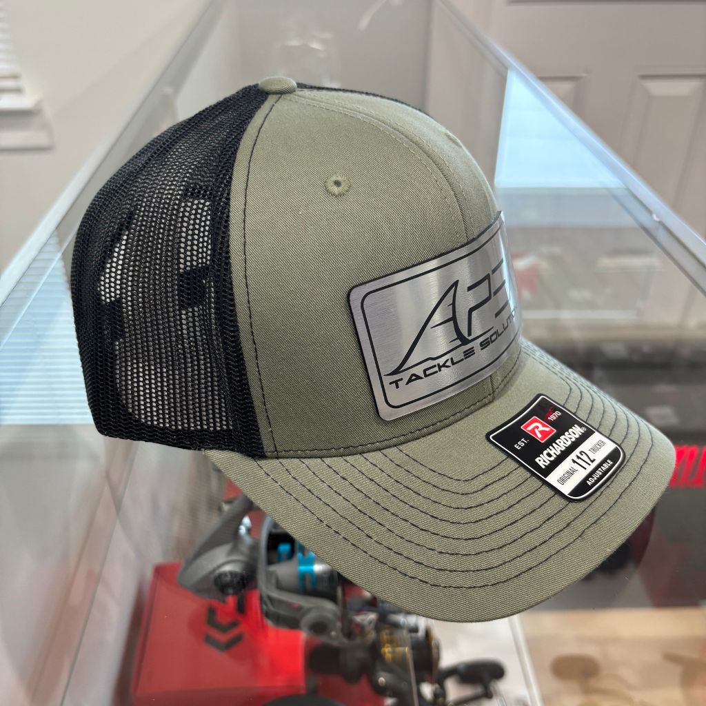 Metal Patch Curved Bill Trucker Hat