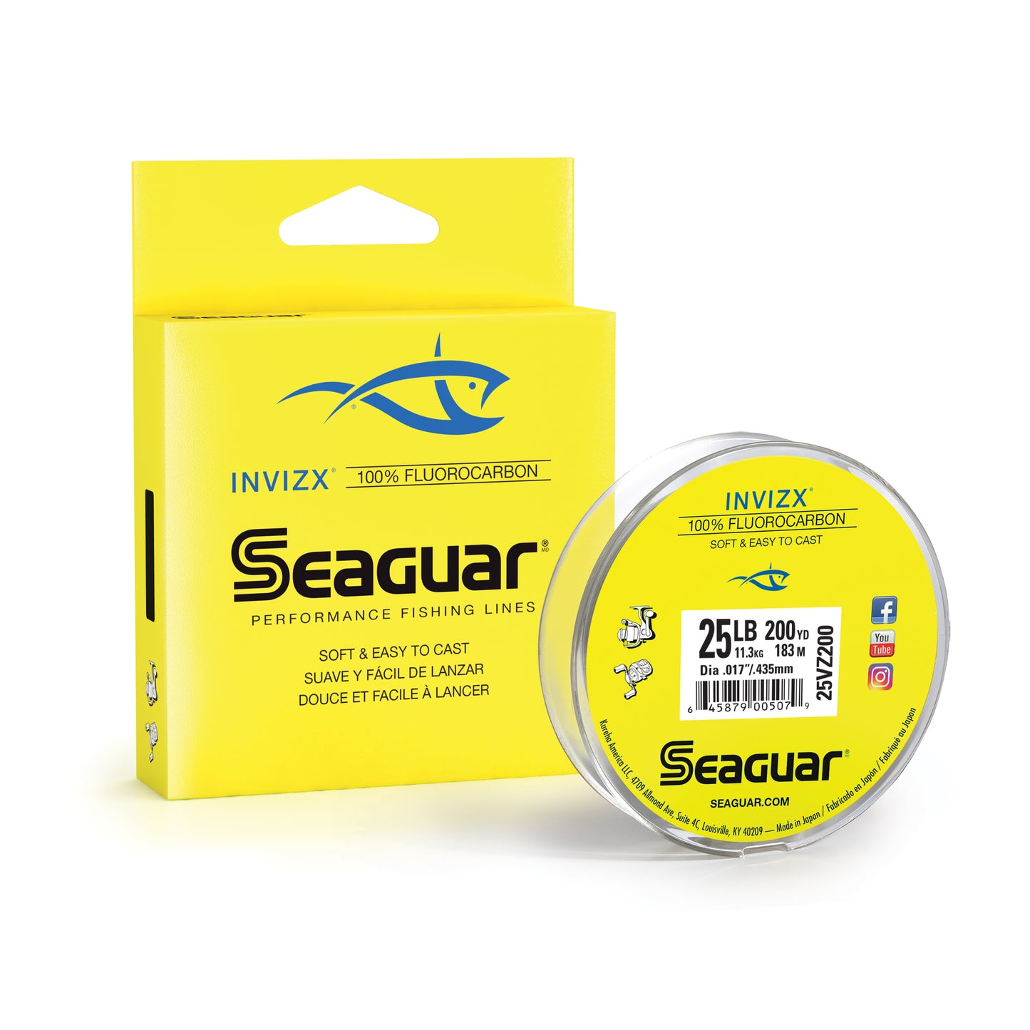 InvizX Fluorocarbon Fishing Line