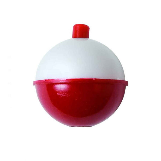 Snap-on Round Bobber - 2" - Red/White