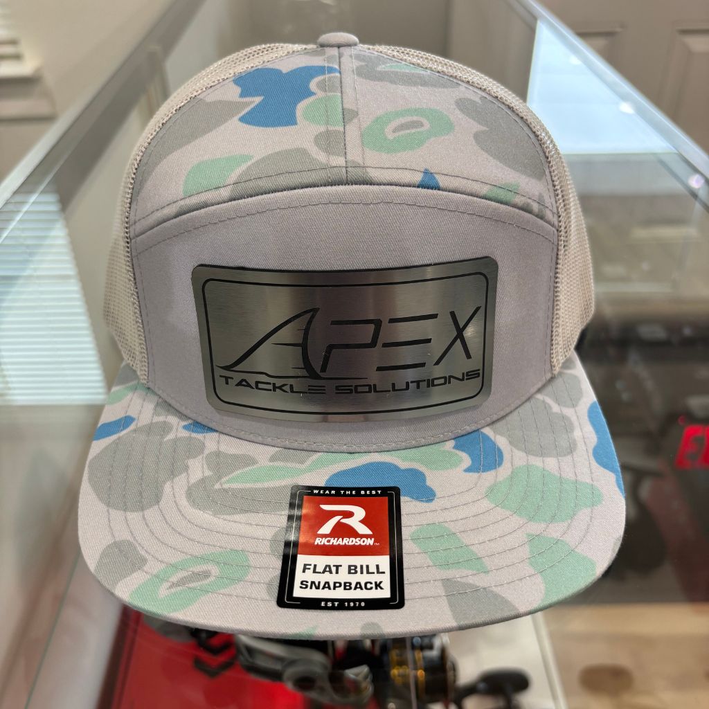 Metal Patch Flat Bill Trucker Hat - Duck Camo