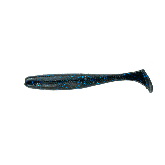 Divine Swimbait 3.8" - Black N Blue Flake