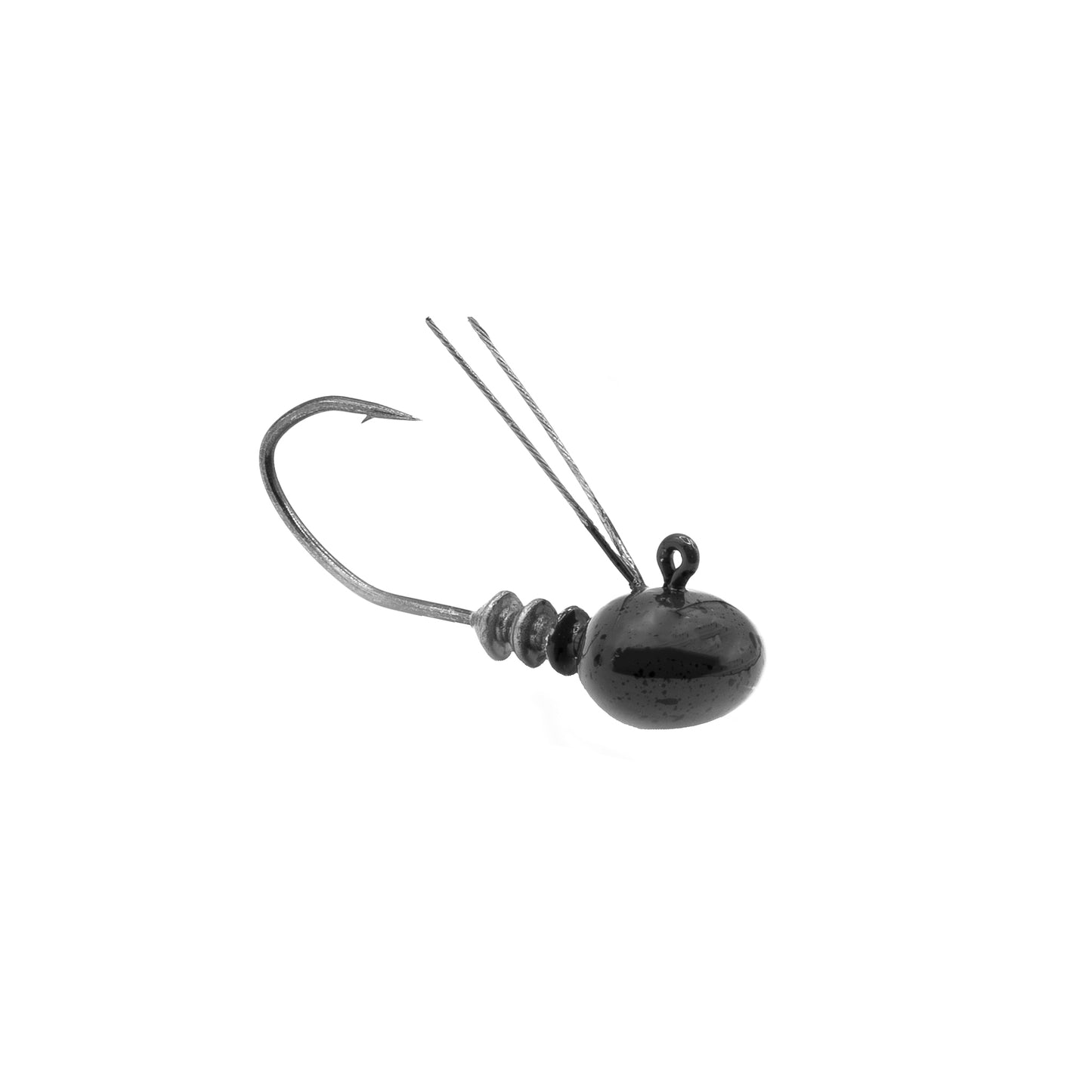 Divine Ned Rig Football Heads 1/4oz 1/0 - Black