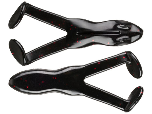 The Original Ribbit Frog - Black Red Flake- 3.5"