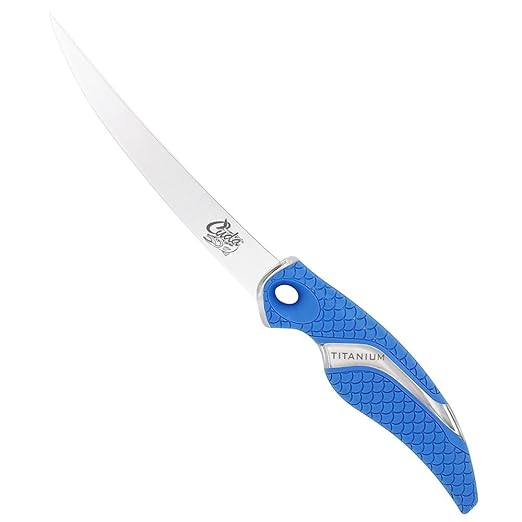 6" Titanium Bonded Curved Boning Knife